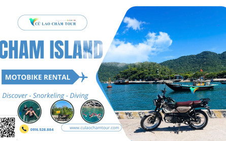 Cham Island bike rental – Motorbike rent at Cham Island