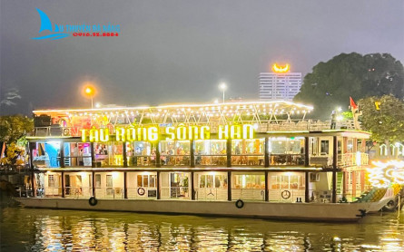 Da Nang Cruise Every Night To Discover Han River With Dragon Bridge Blow The Fire On The Weekend
