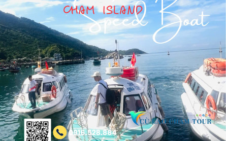 Best 5 Places to Buy Speed boat & Wooden Boat Tickets to Cham Island from Cửa Đại Port