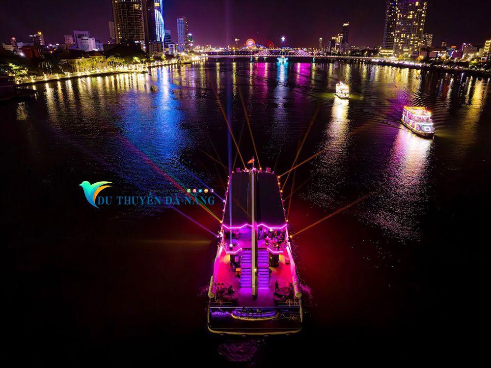 Poseidon Cruise to explore the shimmering Han River Da Nang at night