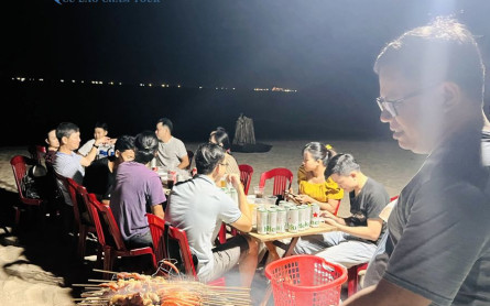 Trải Nghiệm Buổi Tối Tiệc Nướng BBQ Hải Sản Trên Bãi Biển Cù Lao Chàm
