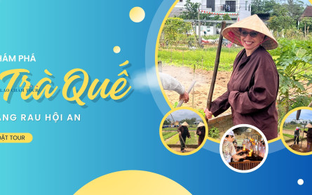 Trải nghiệm làng rau Trà Quế: Ký ức xanh mướt giữa lòng phố Hội