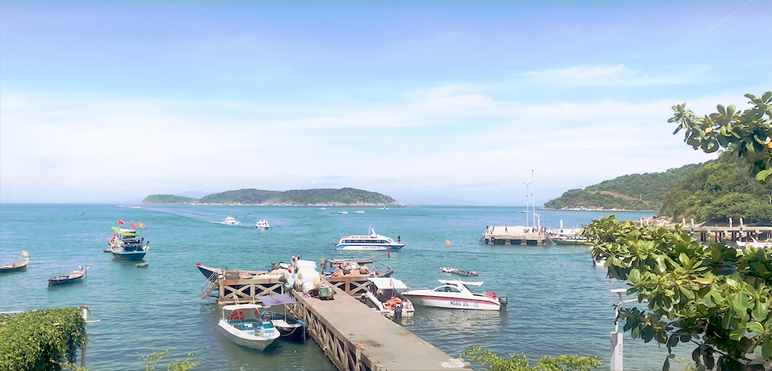 Cầu cảng Cù Lao Chàm - Nơi đặt chân đầu tiên của quý khách lên đảo
