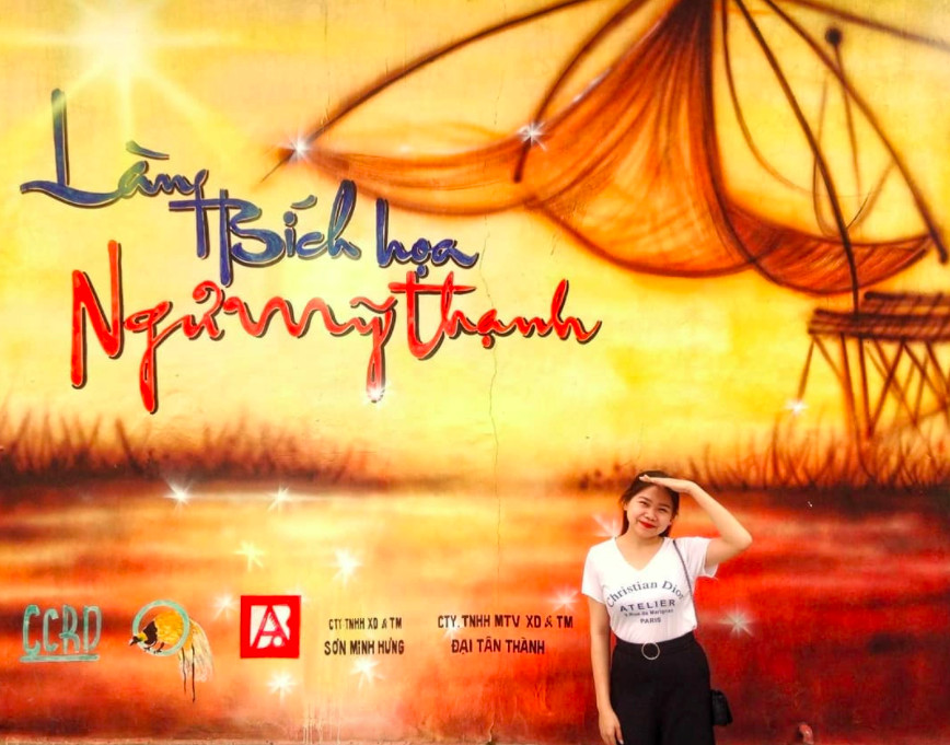 Làng bích hoạ Ngư Mỹ Thạnh, thành phố Huế