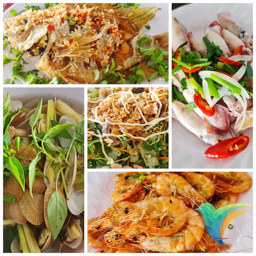 Thực đơn ăn trưa hấp dẫn tại Rừng Dừa Bảy Mẫu Cẩm Thanh Hội An 