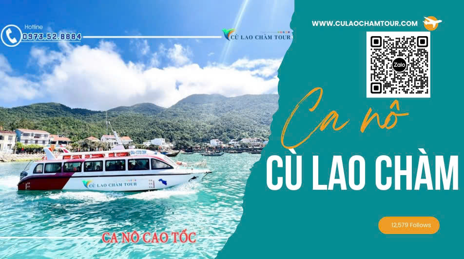 Ca nô cao tốc đi đảo Cù Lao Chàm từ cảng Cửa Đại