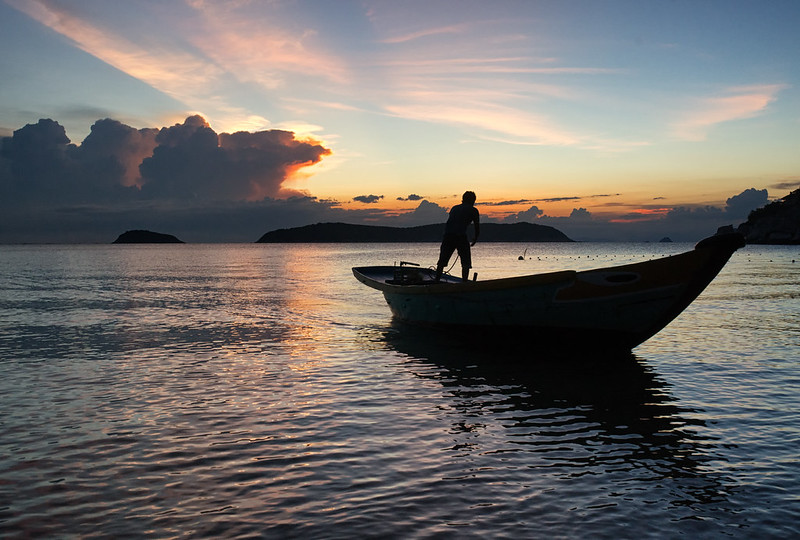Hoàng hôn trên biển Cù Lao Chàm